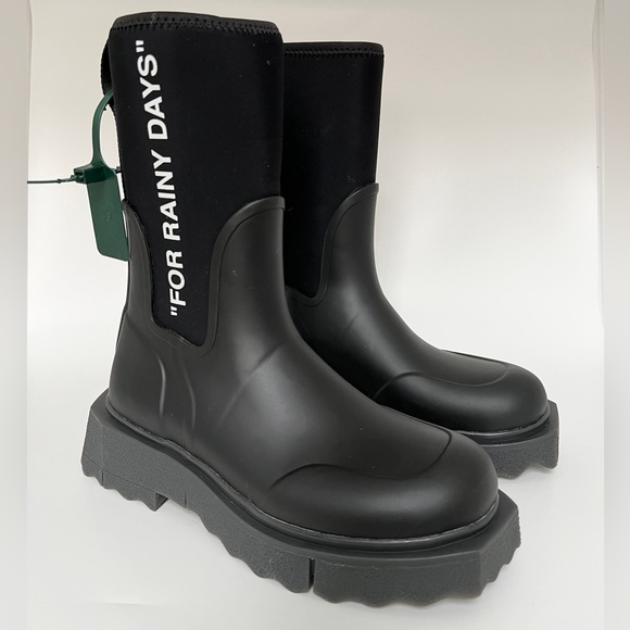Off-White Sponge Rubber Rainboot - Picture 12 of 13